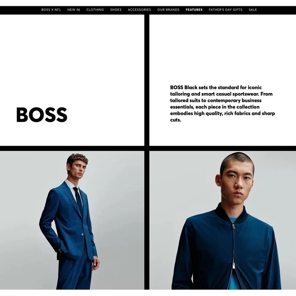 Boss hugo silk
